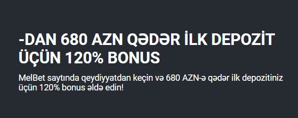 Melbet-də ilk depozit bonusu
